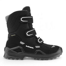 Lowa Winter Shoes Milo Evo GTX High (Velcro, Textile/Synthetic, waterproof) black/grey toddlers