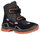 Lowa Winterschuhe Milo Evo Mid GTX (Textil/Synthetik, wasserdicht) schwarz/orange Kinder