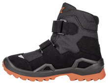 Lowa Winterschuhe Milo Evo Mid GTX (Textil/Synthetik, wasserdicht) schwarz/orange Kinder