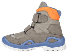Lowa Winterschuhe Milo Evo Mid GTX (Textil/Synthetik, wasserdicht) braun/orange Kinder