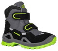 Lowa Winterschuhe Milo Evo Mid GTX (Textil/Synthetik, wasserdicht) limegrün/grau Kinder