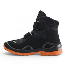 Lowa Winterschuhe Milo Evo Mid GTX (Textil/Synthetik, wasserdicht) schwarz/orange Kleinkinder