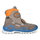 Lowa Winterschuhe Milo Evo Mid GTX (Textil/Synthetik, wasserdicht) braun/orange Kinder
