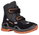 Lowa Winterschuhe Milo Evo Mid GTX (Textil/Synthetik, wasserdicht) schwarz/orange Kinder