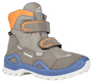 Lowa Winterschuhe Milo Evo Mid GTX (Textil/Synthetik, wasserdicht) braun/orange Kinder