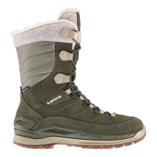 Lowa Winterstiefel Barina EVO GTX (Veloursleder, wasserdicht) olivegrün/sagegrün Damen