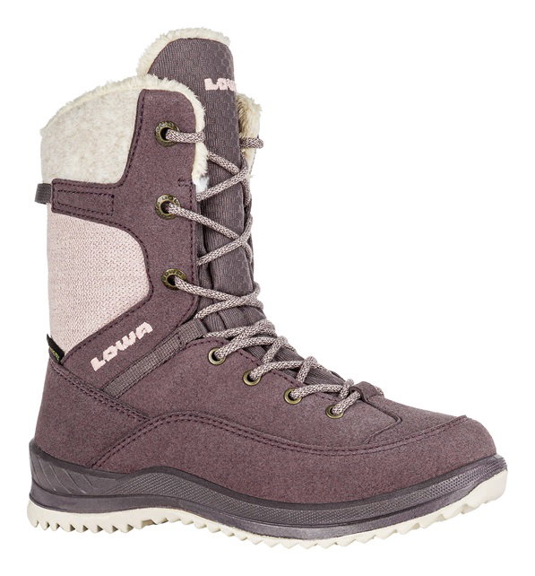 Lowa Winterstiefel Bianca High GTX (Veloursleder/Textil, wasserdicht) altrosa/rosa Kinder