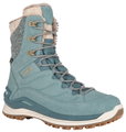 Lowa Winterstiefel Calceta EVO GTX (Veloursleder, wasserdicht) eisblau/taupebraun Damen