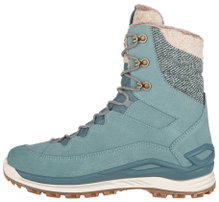 Lowa Winter Boots Calceta EVO GTX (Suede, Waterproof) Ice Blue/Taupe Brown Women