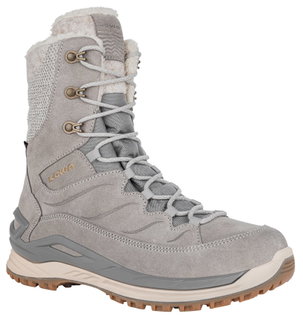 Lowa Winterstiefel Calceta EVO GTX (Veloursleder, wasserdicht) grau/ocker Damen
