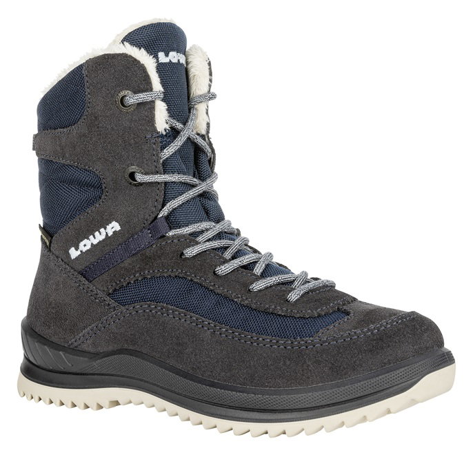 Lowa Winterstiefel Ella High GTX (wasserdicht) navyblau/eisblau Mädchen