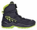 Lowa Winterstiefel Firo GTX HI (Textil/Synthetik, wasserdicht) navyblau/limone Kinder