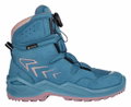 Lowa Winterstiefel Firo GTX HI (Textil/Synthetik, wasserdicht) türkis/rose Kinder