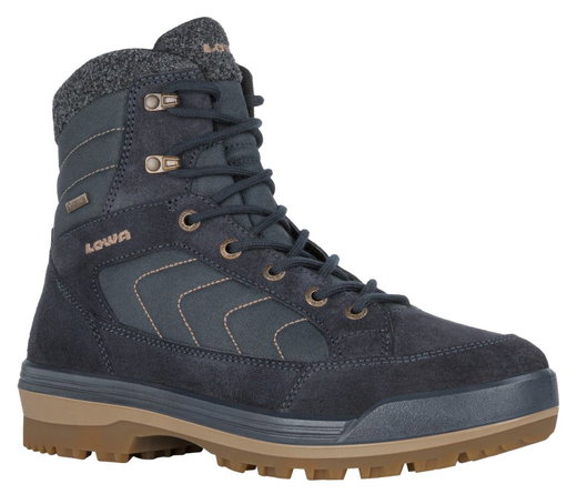 Lowa Winterstiefel Isarco GTX (wasserdicht) navyblau/braun Herren