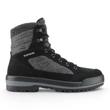 Lowa Winterstiefel Isarco GTX (Veloursleder/Textil, wasserdicht) schwarz Herren