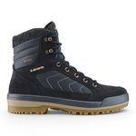 Lowa Winterstiefel Isarco GTX (Veloursleder/Textil, wasserdicht) navyblau/braun Herren