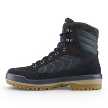 Lowa Winterstiefel Isarco GTX (Veloursleder/Textil, wasserdicht) navyblau/braun Herren