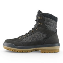 Lowa Winterstiefel Isarco GTX (Veloursleder/Textil, wasserdicht) anthrazitgrau/beige Herren