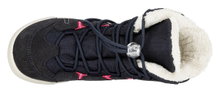 Lowa Winterstiefel Lucy GTX (Veloursleder/Textil, wasserdicht) navyblau/fuchsia Kinder