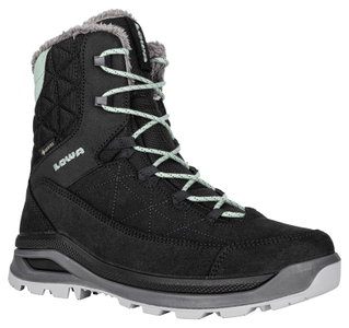 Lowa Winterstiefel Ottawa GTX 2024 (Veloursleder/Textil, wasserdicht) schwarz/jadegrün Damen