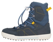 Lowa Winterstiefel Raik GTX (Veloursleder/Textil, wasserdicht) dunkelblau/jeans Kinder