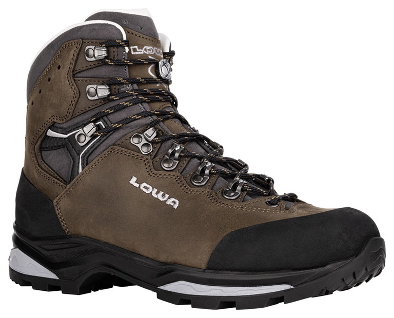 Lowa Wanderschuhe Camino Evo LL (Trekking, Nubukleder) 2024 braun/graphite Herren