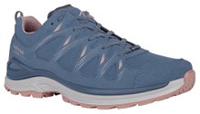 Lowa Wanderschuhe Innox Evo II GTX (All-Terrain, Textil/Mikrofaser, wassderdicht) stahlblau/altrosa Damen