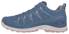 Lowa Wanderschuhe Innox Evo II GTX (All-Terrain, Textil/Mikrofaser, wassderdicht) stahlblau/altrosa Damen