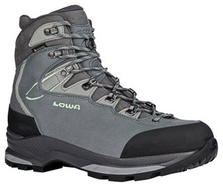 Lowa Wanderschuhe Mauria Evo GTX (Nubukleder) 2025 rauchgrün/jadegrün Damen