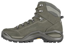 Lowa Hiking Shoes Renegade EVO LL Mid (All-Terrain, Nubuck Leather) Olive Green/Mustard Men's