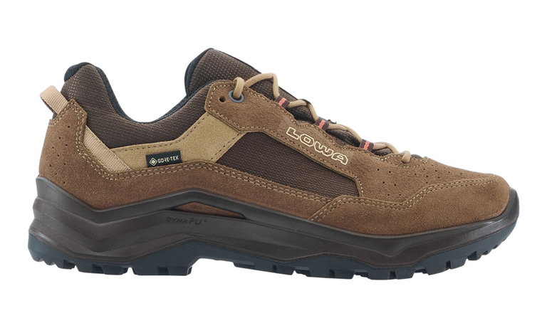 Lowa Wanderschuhe Ventierra LO GTX (Veloursleder/Textil, wasserdicht) humus/braun Herren