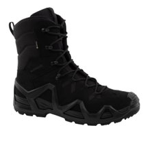 Lowa Military Boots Work Shoes Zephyr MK2 GTX Hi Zip (Suede, waterproof) black men's