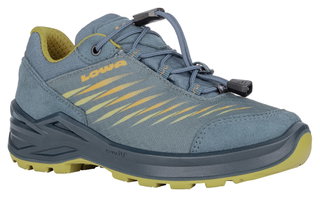 Lowa Wanderschuhe Zirrox II GTX Low Junior (Multifunktion, wasserdicht) 2025 petrolblau/senf Kleinkinder