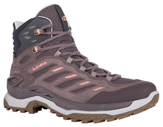 Lowa Wanderschuhe Innovo Mid GTX (All-Terrain, Veloursleder, wasserdicht) altrosa/rose Damen