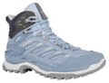 Lowa Wanderschuhe Innovo Mid GTX (All-Terrain, Veloursleder, wasserdicht) eisblau/hellblau Damen