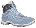 Lowa Wanderschuhe Innovo Mid GTX (All-Terrain, Veloursleder, wasserdicht) eisblau/hellblau Damen