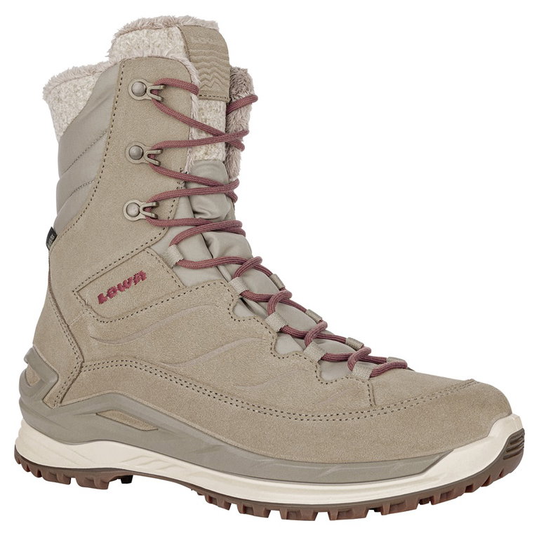 Lowa Winterstiefel Calceta EVO GTX (Veloursleder, wasserdicht) dune/terra Damen