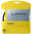 Luxilon Tennissaite 4G Black 1.25 (Haltbarkeit+Power) schwarz 12m Set