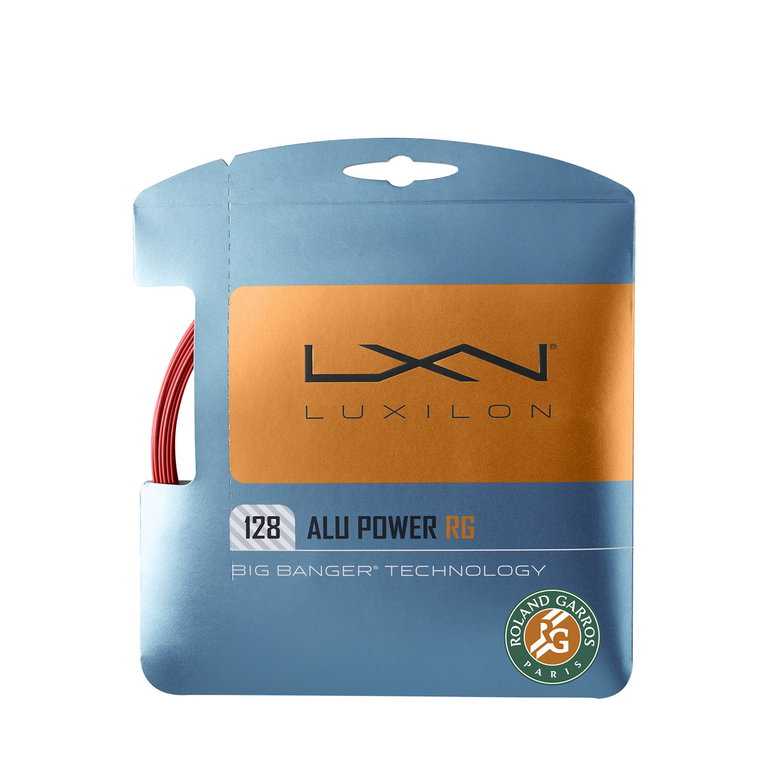 Luxilon Tennis String Alu Power Roland Garros 1.28 (Durability + Power) bronze brown 12m set