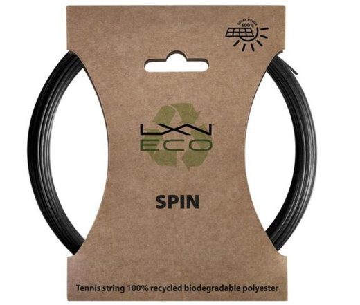 Luxilon Tennissaite Eco Spin 1.25 (Haltbarkeit+Spin) schwarz 12m Set