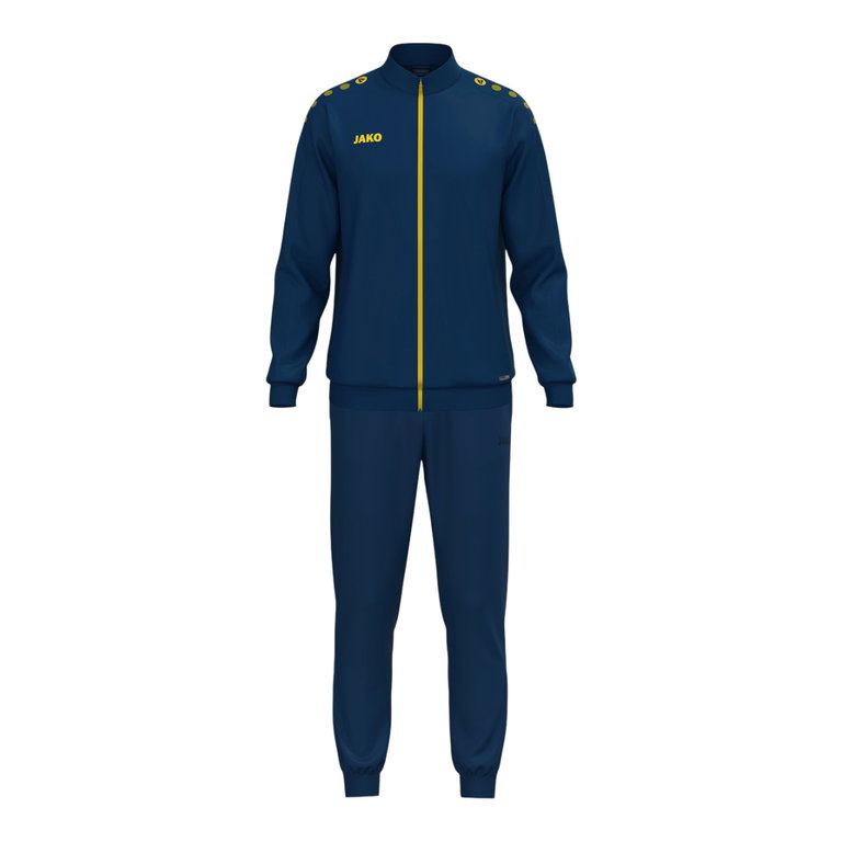 JAKO Trainingsanzug (Polyesteranzug) One - 100% rec. Polyester - navyblau/gelb Herren