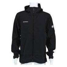 Kurtka trekkingowa Mammut Hardshell Ducan Guide HS z kapturem (lekka, wodoodporna, 3-warstwowy laminat) czarna męska
