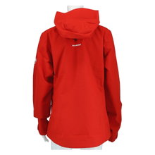 Kurtka trekkingowa Mammut Hardshell Treeline Light HS z kapturem (lekka, wodoodporna) czerwona damska