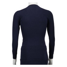 Medima Underwear Long Sleeve Shirt (Angora and Cotton) blue Men (Size M)