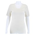 Medima Unterwäsche Shirt (Angora und Wolle) Kurzarm weiss Damen (Gr. S-L)
