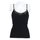 Medima Underwear Vest with Lace Straps (Angora and Silk) black Ladies (Size S-L)