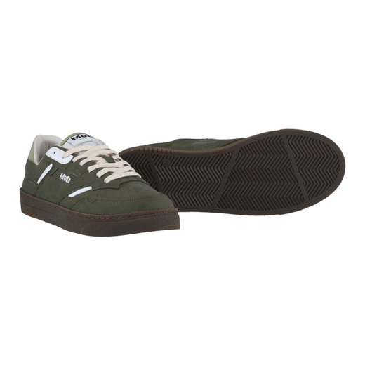 MoEa Sneaker Gen9 - Full Khaki Suede - khakigrün