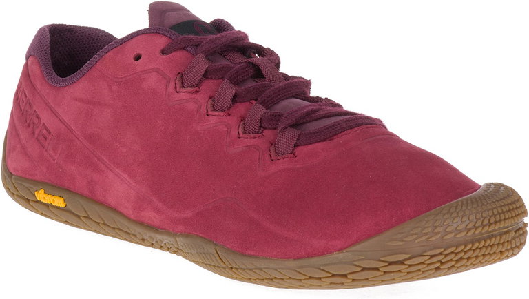 Merrell Minimal Running Shoes Vapor Glove 3 Luna Leather magenta Women