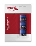MSV Overgrip Cyber Wet 0.6mm (Absorpcja potu/Trwałość) niebieski 3 szt.