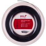 MSV Nici tenisowe Focus Hex Plus 25 (Trwałość+Spin) czarna 200m rolka